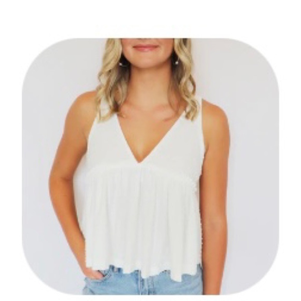 white tank top from blu spero